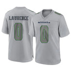 Johmsee S.Seahawks #0 DeMarcus Lawrence Player Gray Atmosphere Fashion Home Game Stitched Jerseys