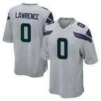 Johmsee S.Seahawks #0 DeMarcus Lawrence Player Gray Home Game Stitched Jerseys