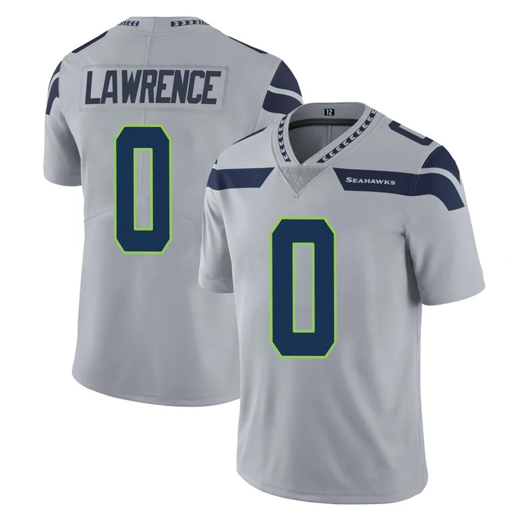 Johmsee S.Seahawks #0 DeMarcus Lawrence Player Gray Limited Vapor Untouchable Home Game Stitched Jerseys