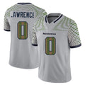Johmsee S.Seahawks #0 DeMarcus Lawrence Player Grey Limited 2025 Rivalries Collection Home Game Stitched Jerseys