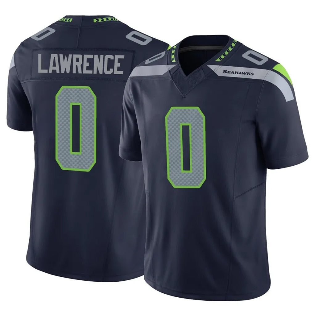 Johmsee S.Seahawks #0 DeMarcus Lawrence Player Navy Limited Vapor F.U.S.E. Home Game Stitched Jerseys