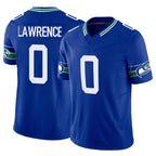 Johmsee S.Seahawks #0 DeMarcus Lawrence Player Royal Limited Throwback Vapor F.U.S.E. Home Game Stitched Jerseys
