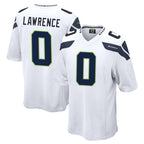Johmsee S.Seahawks #0 DeMarcus Lawrence Player White Home Game Stitched Jerseys