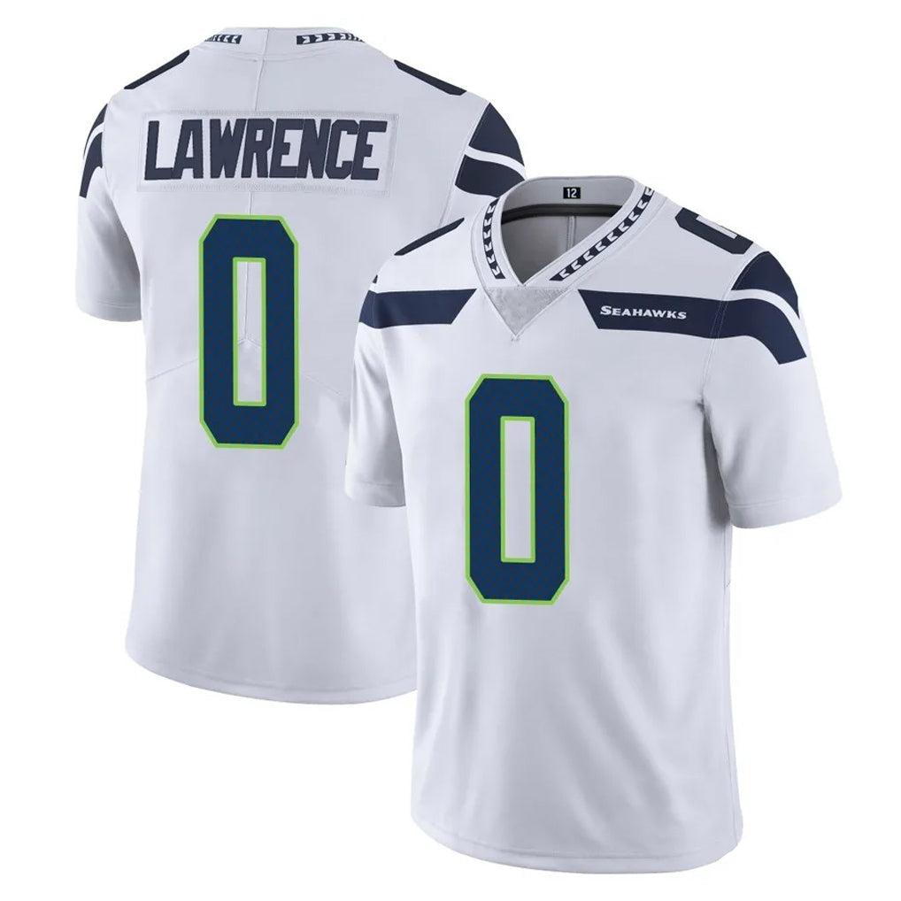 Johmsee S.Seahawks #0 DeMarcus Lawrence Player White Limited Vapor Untouchable Home Game Stitched Jerseys