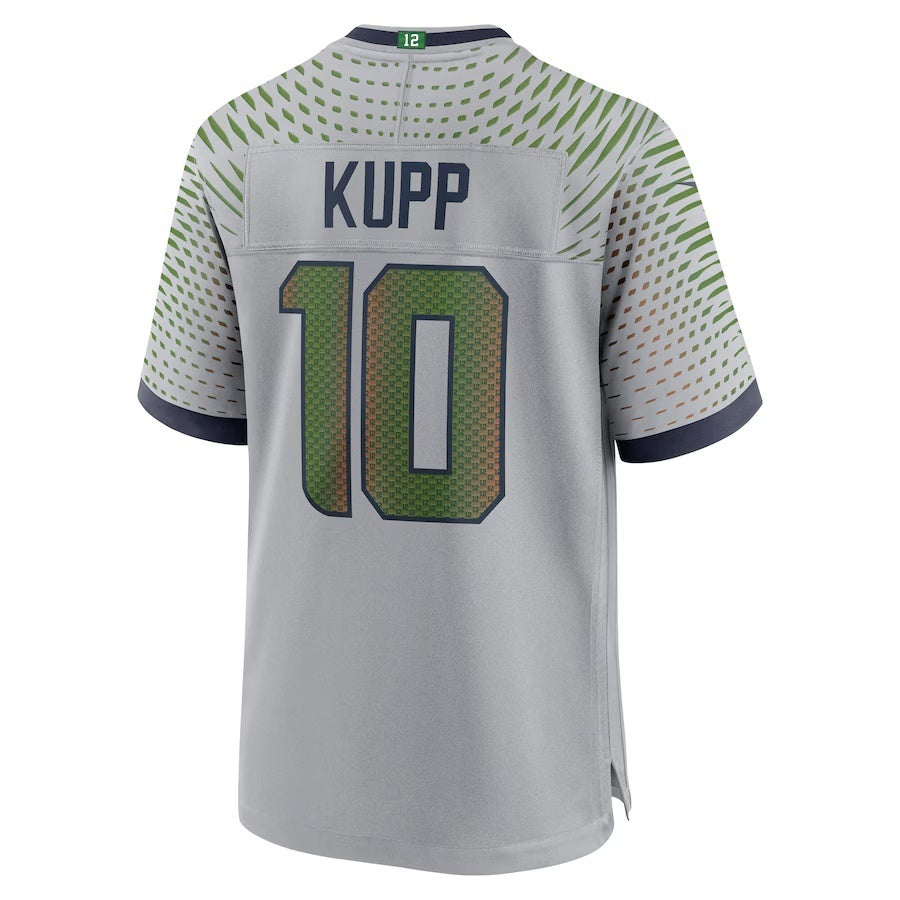 Johmsee S.Seahawks #10 Cooper Kupp 2025 Rivalries Collection Game Wolf Gray Stitched Jerseys