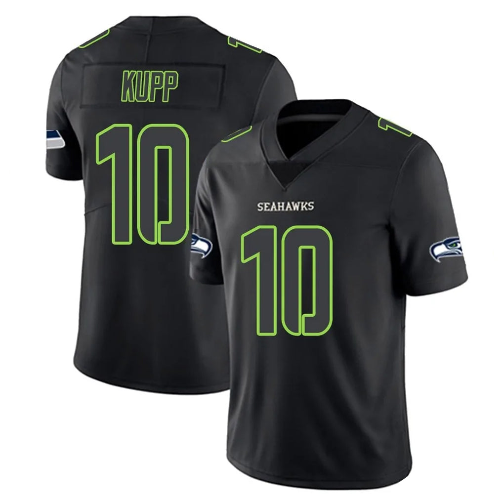Johmsee S.Seahawks #10 Cooper Kupp Player Black Impact Limited Home Game Stitched Jerseys