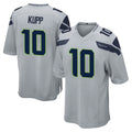 Johmsee S.Seahawks #10 Cooper Kupp Player Gray Home Game Stitched Jerseys
