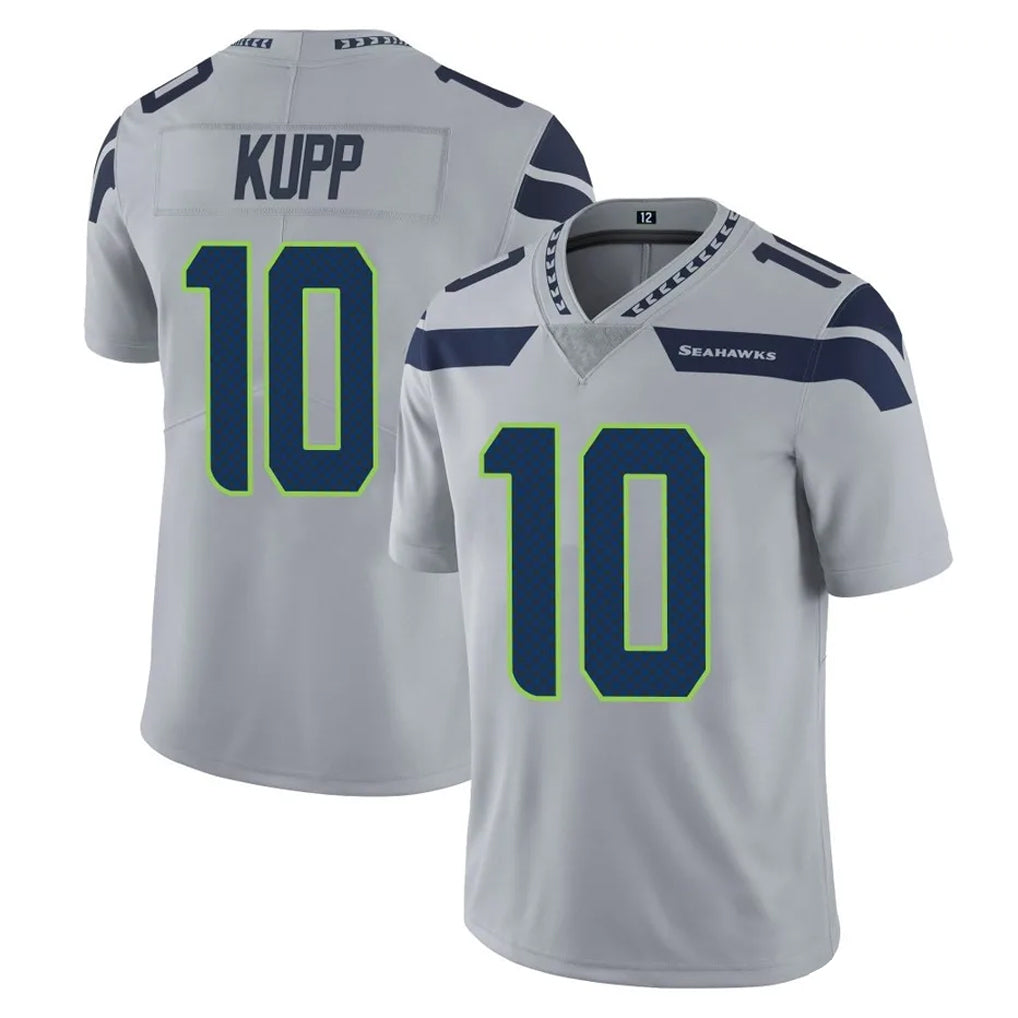 Johmsee S.Seahawks #10 Cooper Kupp Player Gray Limited Vapor Untouchable Home Game Stitched Jerseys