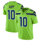 Johmsee S.Seahawks #10 Cooper Kupp Player Green Limited Color Rush Home Game Stitched Jerseys