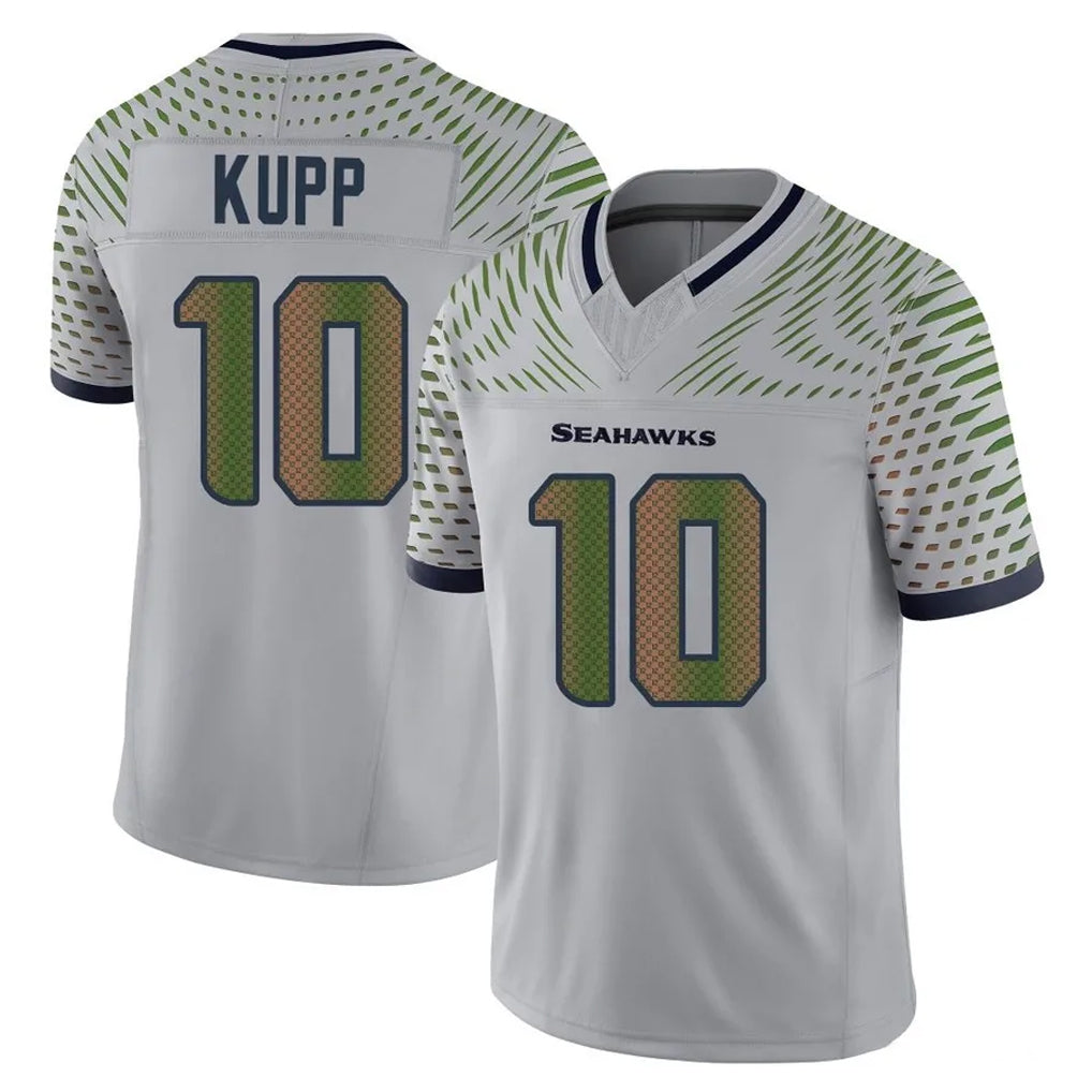 Johmsee S.Seahawks #10 Cooper Kupp Player Grey Limited 2025 Rivalries Collection Home Game Stitched Jerseys