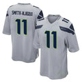 Johmsee S.Seahawks #11 Jaxon Smith-Njigba Player Gray Home Game Stitched Jerseys