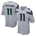 Johmsee S.Seahawks #11 Jaxon Smith-Njigba Player Gray Home Game Stitched Jerseys