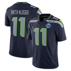 Johmsee S.Seahawks #11 Jaxon Smith-Njigba Player Navy 50th Season Vapor F.U.S.E. Limited Stitched Jerseys