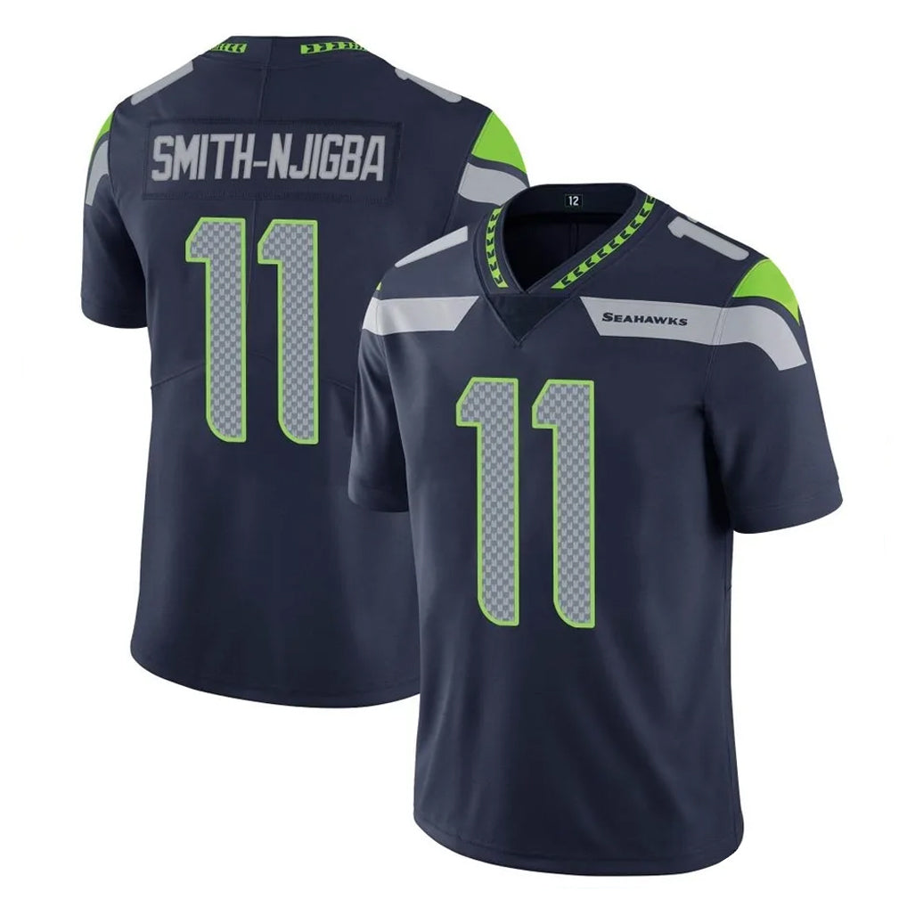 Johmsee S.Seahawks #11 Jaxon Smith-Njigba Player Navy Limited Vapor Untouchable Home Game Stitched Jerseys