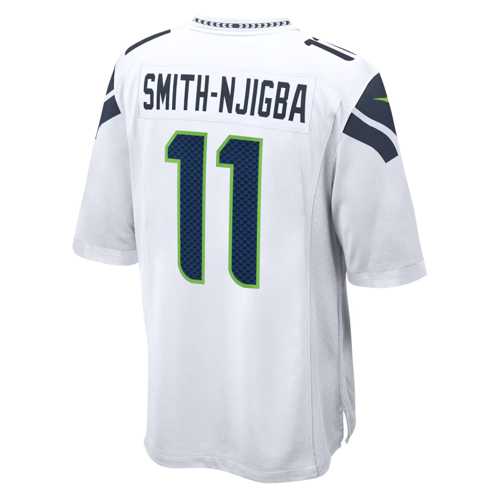 Johmsee S.Seahawks #11 Jaxon Smith-Njigba White Game Stitched Jerseys