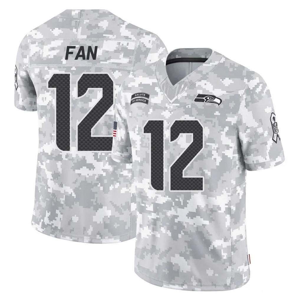 Johmsee S.Seahawks #12 12th Fan Player Arctic Camo Limited Salute To Service Home Game Stitched Jerseys