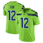 Johmsee S.Seahawks #12 12th Fan Player Green Limited Color Rush Home Game Stitched Jerseys