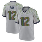 Johmsee S.Seahawks #12 12th Fan Player Grey 2025 Rivalries Collection Home Game Stitched Jerseys