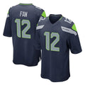 Johmsee S.Seahawks #12 12th Fan Player Navy Home Game Stitched Jerseys