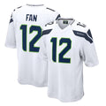 Johmsee S.Seahawks #12 12th Fan Player White Home Game Stitched Jerseys