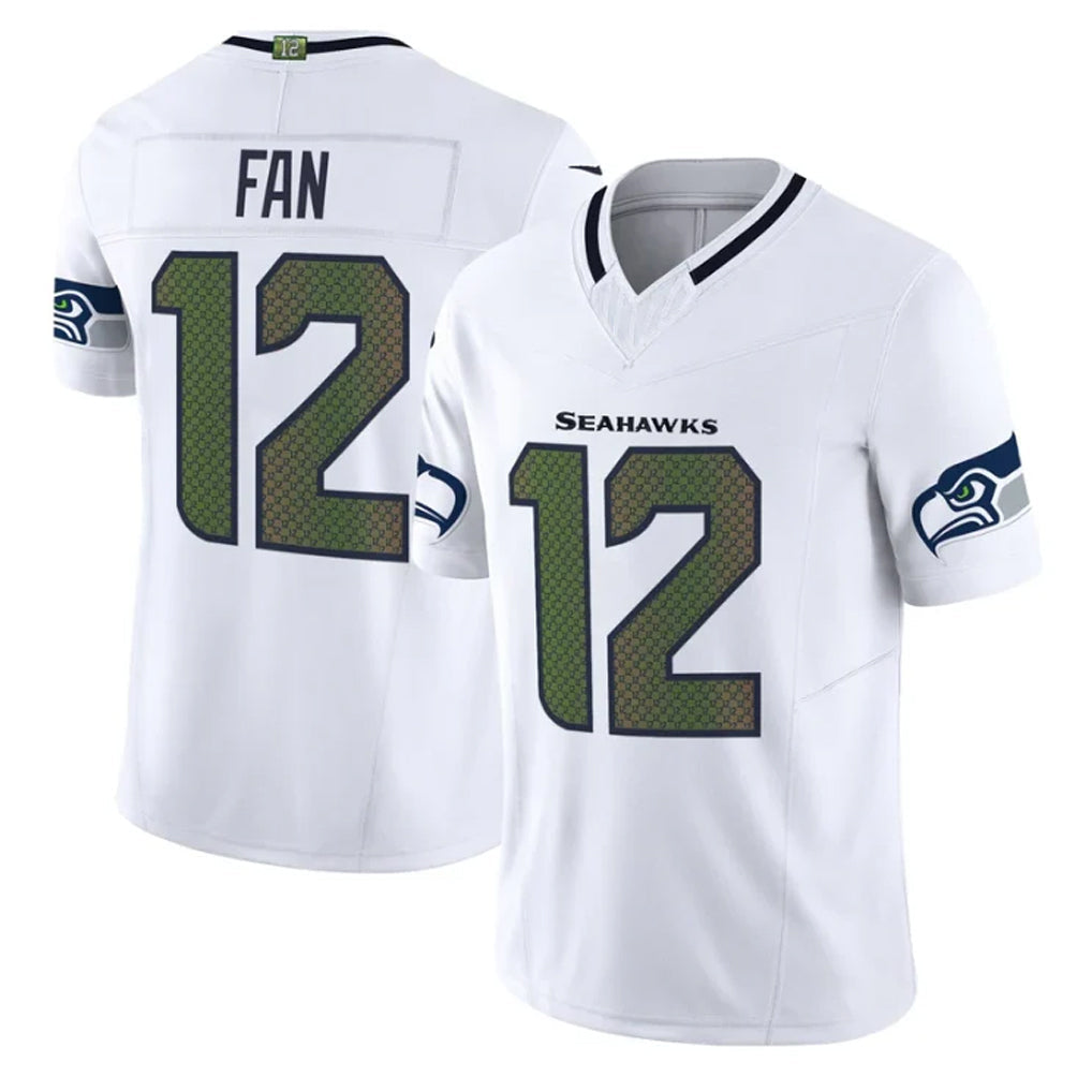 Johmsee S.Seahawks #12 12th Fan Player Whitel Rivalries Vapor Limited Home Game Stitched Jerseys