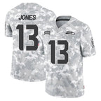 Johmsee S.Seahawks #13 Ernest Jones IV Player Arctic Camo Limited Salute To Service Home Game Stitched Jerseys