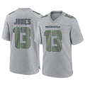 Johmsee S.Seahawks #13 Ernest Jones IV Player Gray Atmosphere Fashion Home Game Stitched Jerseys