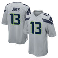 Johmsee S.Seahawks #13 Ernest Jones IV Player Gray Home Game Stitched Jerseys