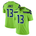 Johmsee S.Seahawks #13 Ernest Jones IV Player Green Limited Color Rush Home Game Stitched Jerseys