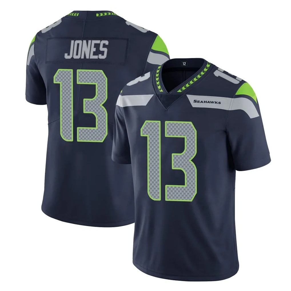 Johmsee S.Seahawks #13 Ernest Jones IV Player Navy Limited Vapor Untouchable Home Game Stitched Jerseys