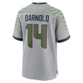 Johmsee S.Seahawks #14 Sam Darnold 2025 Rivalries Collection Game Wolf Gray Stitched Jerseys