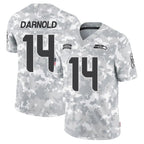 Johmsee S.Seahawks #14 Sam Darnold Player Arctic Camo Salute to Service Limited Football Jerseys