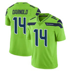 Johmsee S.Seahawks #14 Sam Darnold Player Green Limited Color Rush Home Game Stitched Jerseys