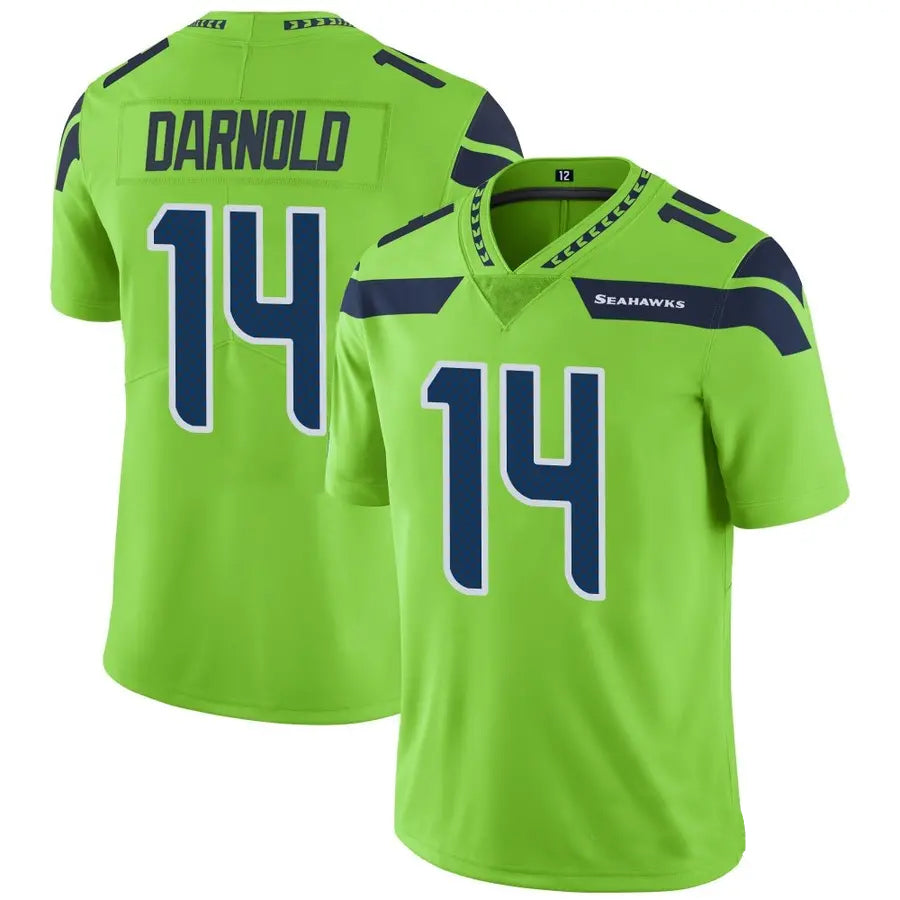 Johmsee S.Seahawks #14 Sam Darnold Player Green Vapor Limited Football Jerseys