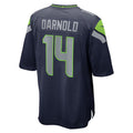 Johmsee S.Seahawks #14 Sam Darnold Player Navy Home Game Football Jerseys