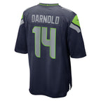 Johmsee S.Seahawks #14 Sam Darnold Player Navy Home Game Football Jerseys