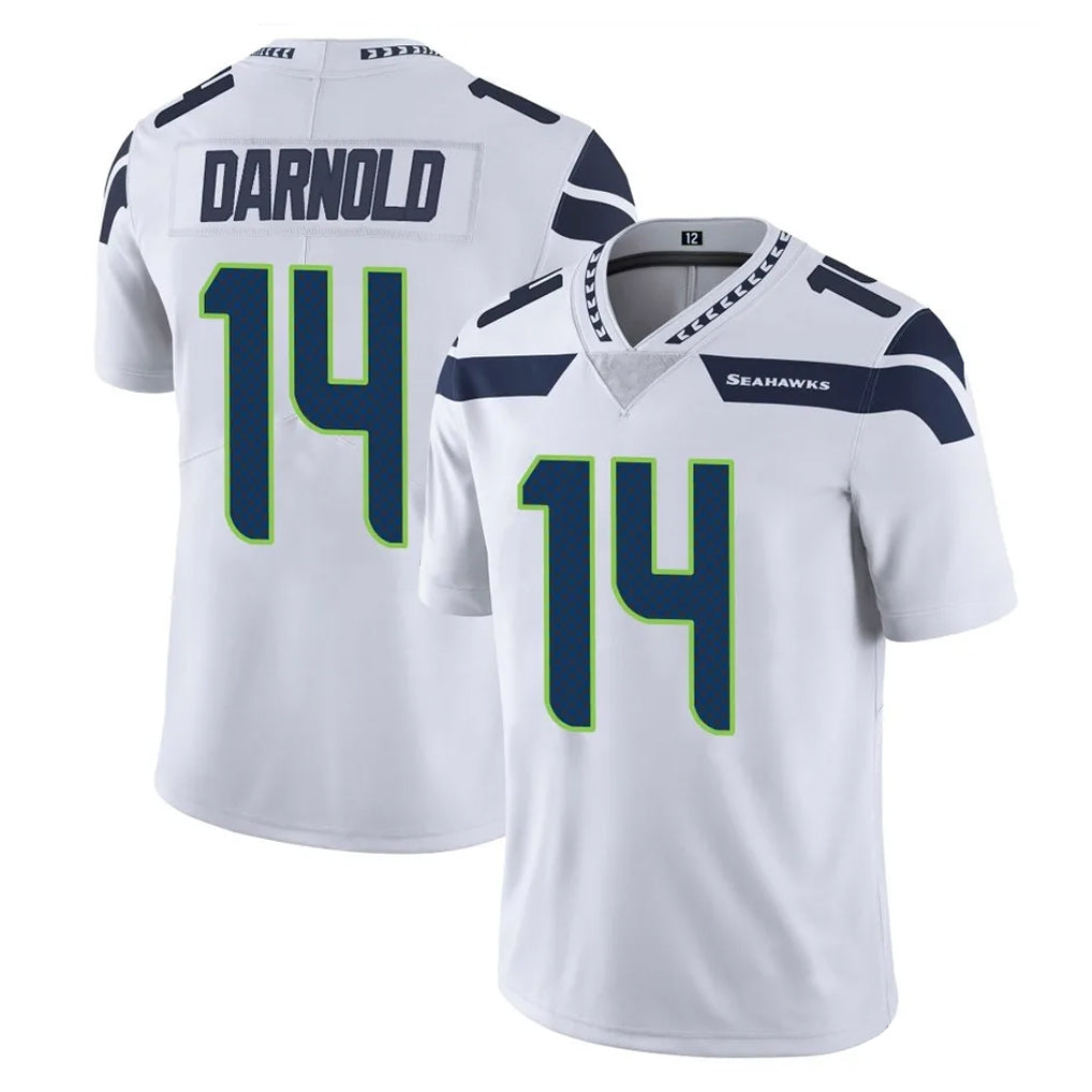 Johmsee S.Seahawks #14 Sam Darnold Player White Limited Vapor Untouchable Home Game Stitched Jerseys