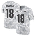 Johmsee S.Seahawks #18 Elijah Arroyo Player Arctic Camo Limited Salute To Service Home Game Stitched Jerseys