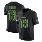 Johmsee S.Seahawks #18 Elijah Arroyo Player Black Impact Limited Home Game Stitched Jerseys