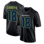 Johmsee S.Seahawks #18 Elijah Arroyo Player Black Limited Fashion Home Game Stitched Jerseys