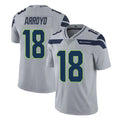 Johmsee S.Seahawks #18 Elijah Arroyo Player Gray Limited Vapor Untouchable Home Game Stitched Jerseys