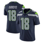 Johmsee S.Seahawks #18 Elijah Arroyo Player Navy Limited Vapor Untouchable Home Game Stitched Jerseys