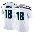 Johmsee S.Seahawks #18 Elijah Arroyo Player White Limited Vapor F.U.S.E. Home Game Stitched Jerseys
