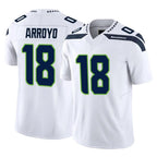 Johmsee S.Seahawks #18 Elijah Arroyo Player White Limited Vapor F.U.S.E. Home Game Stitched Jerseys