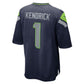 S.Seahawks #1 Derion Kendrick College Navy Team Game Stitched American Football Jerseys