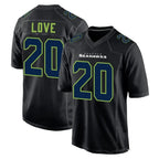 Johmsee S.Seahawks #20 Julian Love Player Black Limited Fashion Home Game Stitched Jerseys
