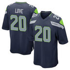 Johmsee S.Seahawks #20 Julian Love Player Navy Home Game Stitched Jerseys