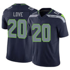 Johmsee S.Seahawks #20 Julian Love Player Navy Limited Vapor F.U.S.E. Home Game Stitched Jerseys