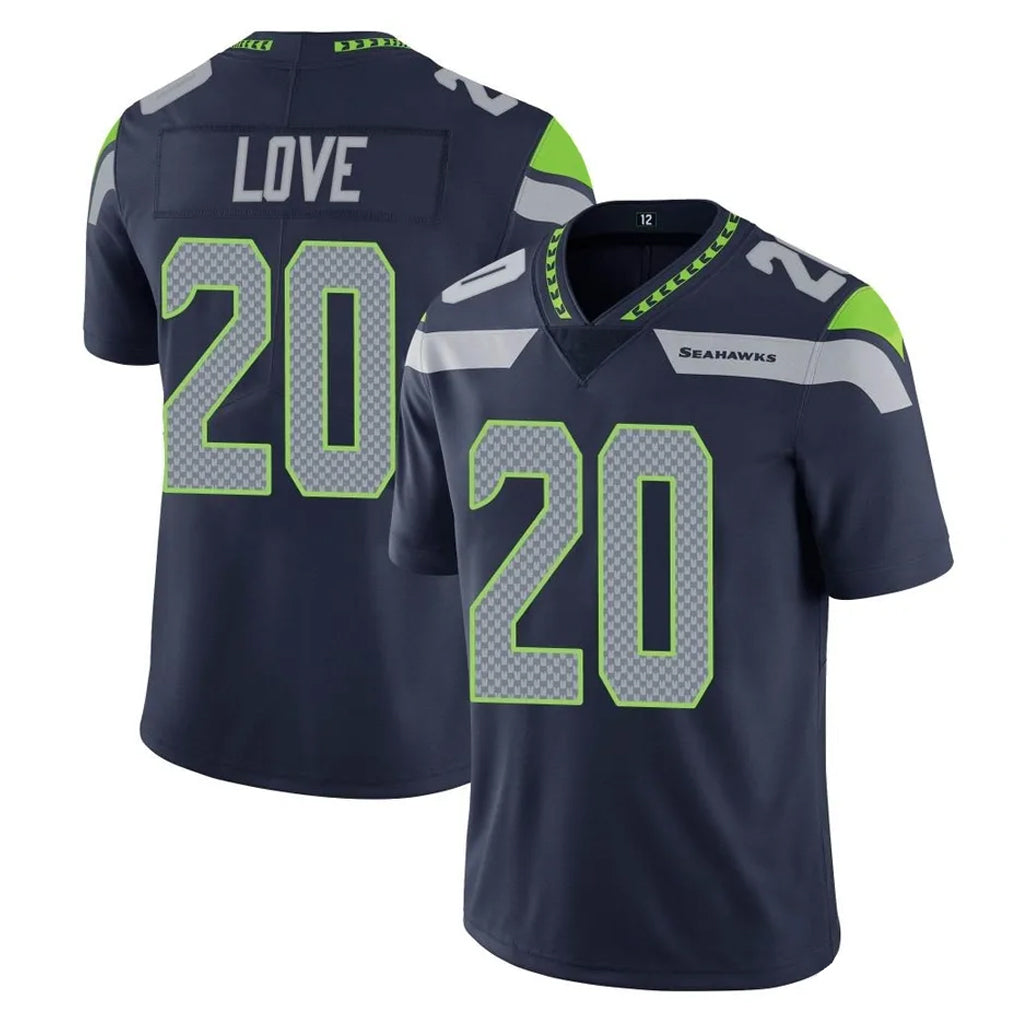 Johmsee S.Seahawks #20 Julian Love Player Navy Limited Vapor Untouchable Home Game Stitched Jerseys