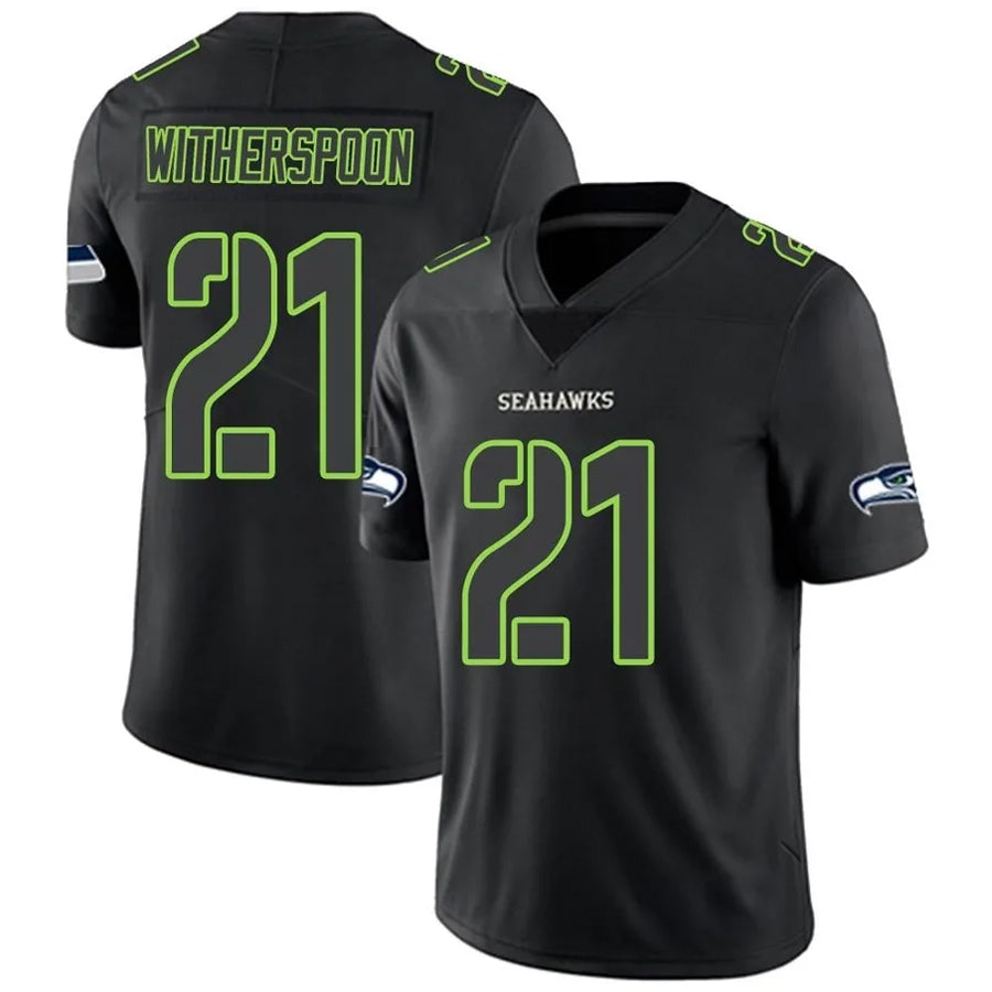 Johmsee S.Seahawks #21 Devon Witherspoon Player Black Impact Limited Stitched Jerseys